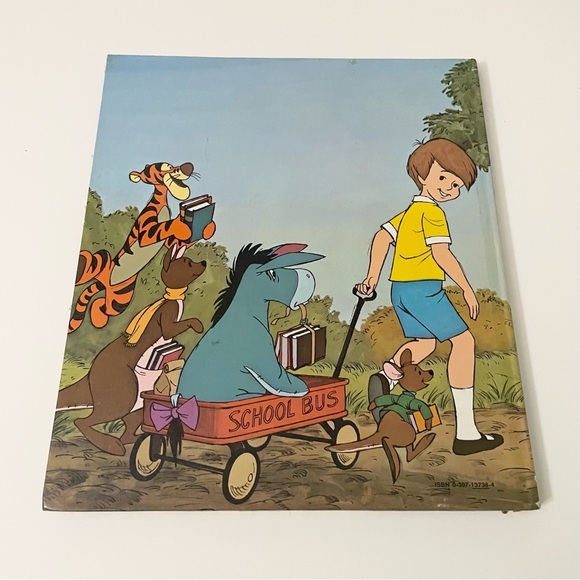 Vintage 1978 Walt Disney's Pooh's Schoolhouse Golden Press Hardcover - Picture 4 of 16